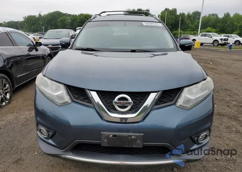2014 Nissan Rogue S из США, поврежденный, VIN 5N1AT2MVXEC857408